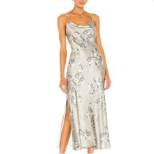 Vince satin maxi dress
